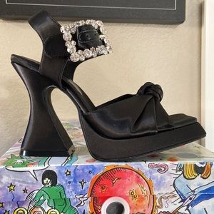 Jeffrey Campbell The Craft in Black Satin